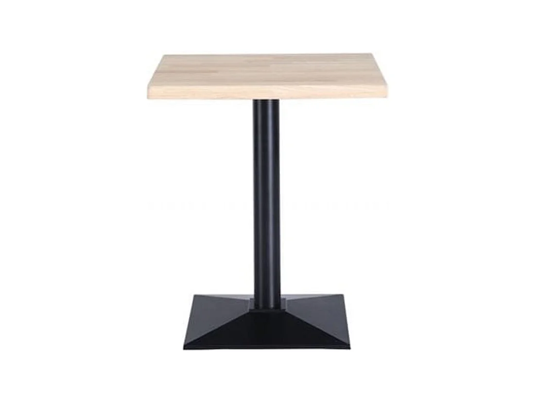 Mesa Moss roble Nordish/negro 72x70x70 cm Adec