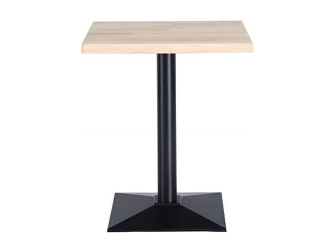 Mesa Moss roble Nordish/negro 72x70x70 cm Adec