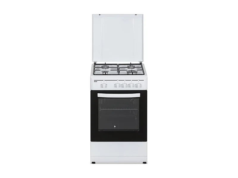 Cocina de gas con horno Svan SKKG4500TM 4 zonas 55L con tapa blanco 50 cm