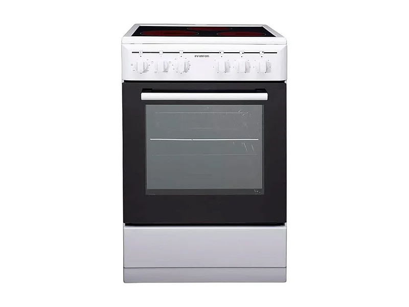 Cocina eléctrica CC-V350G Infiniton vitrocerámica+horno eléctrico 48L blanco/negro 85,5x50x56,5 cm