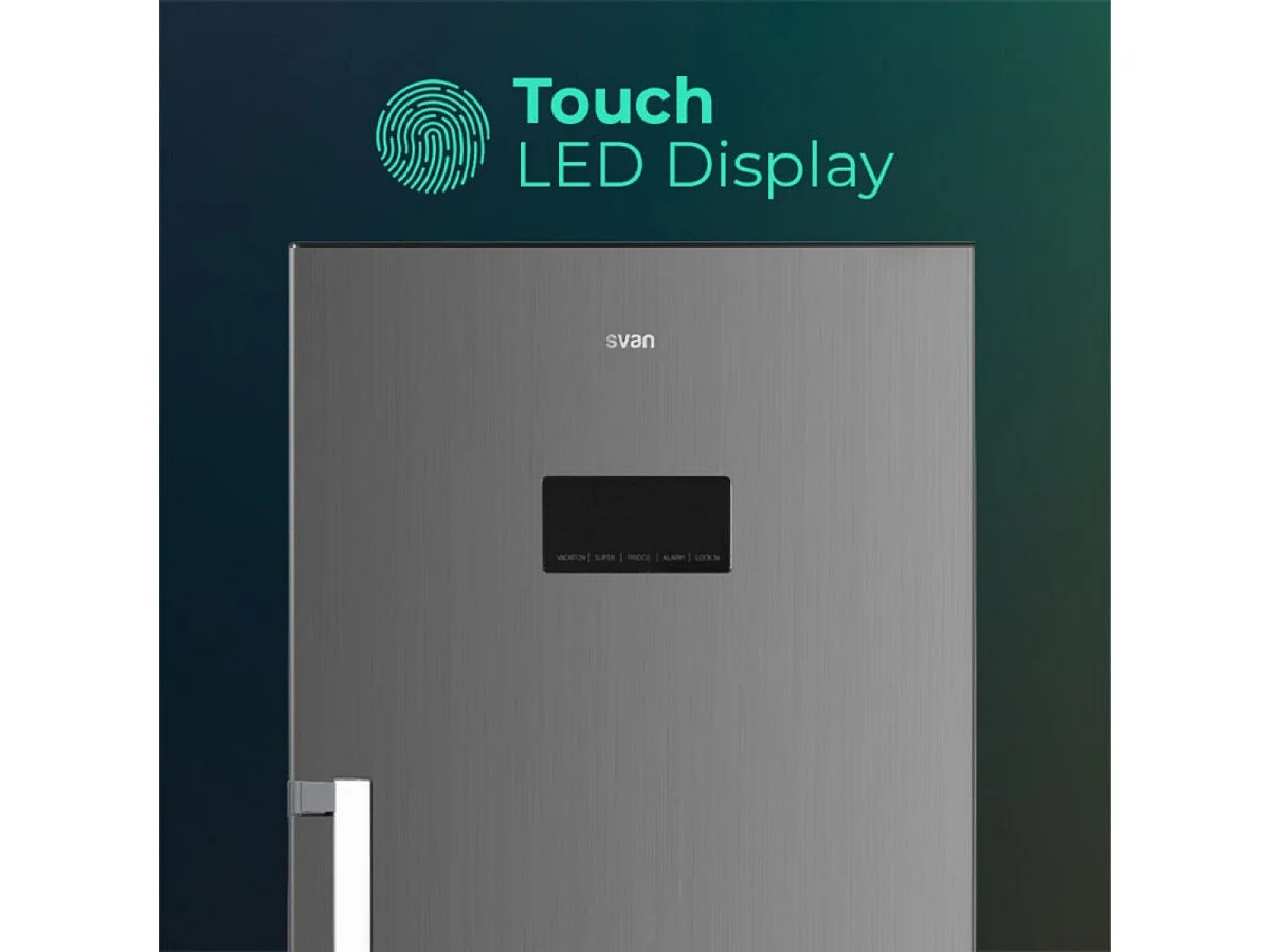 Frigorífico Svan SR185601ENFDX 359L No Frost E inox 185 cm