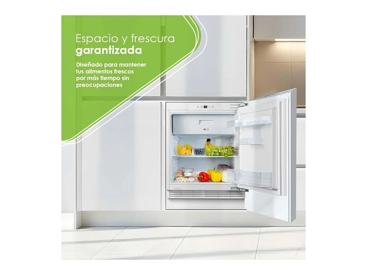 Frigorífico 1 puerta integrable Aspes ARI82600EC No Frost 121L E blanco 59,5 cm