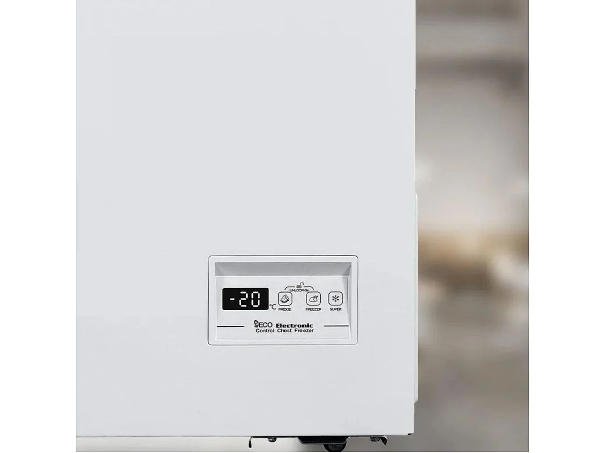 Arcón congelador Svan SCH1501EDC cíclico 142L Dual Cooling E blanco 69,8 cm