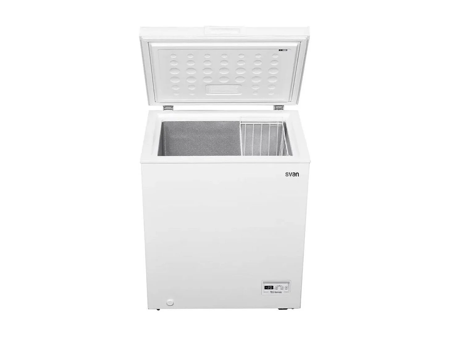 Arcón congelador Svan SCH1501EDC cíclico 142L Dual Cooling E blanco 69,8 cm
