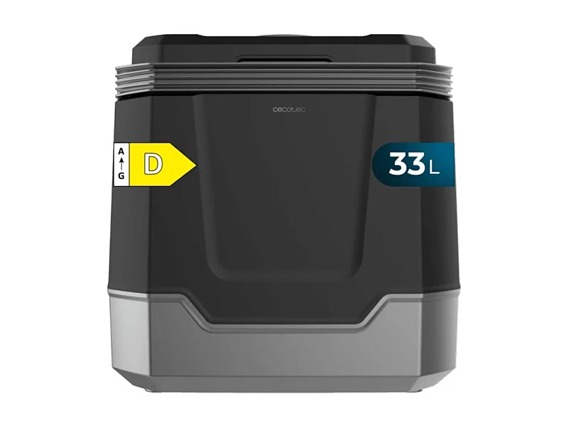 Nevera portátil Cecotec Bolero TravelCooling 33L función frío/calor negro 44,5x44x34 cm