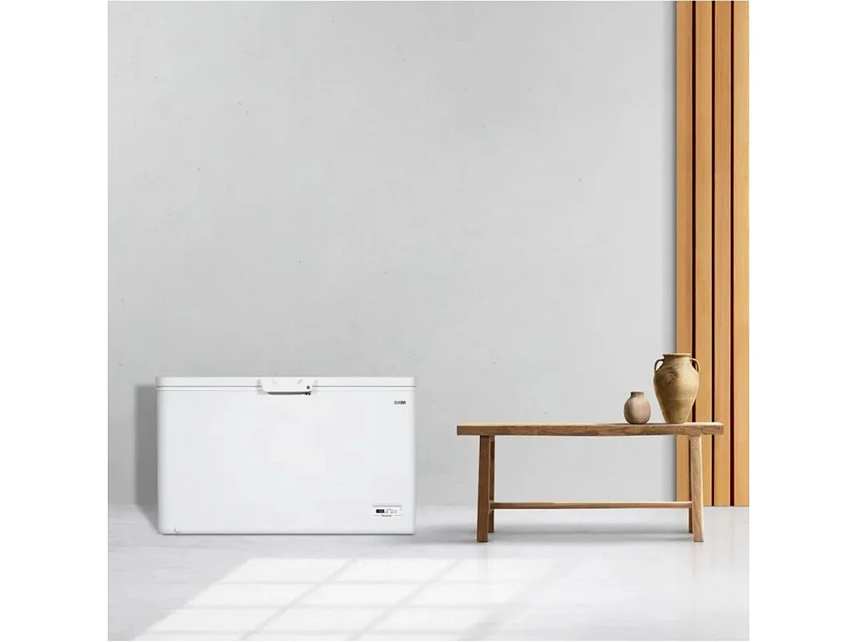 Arcón congelador Svan SCH4001EDC cíclico 371L Dual Cooling E blanco 130 cm