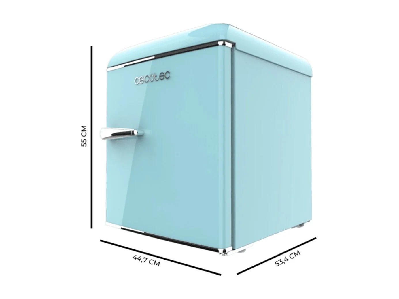 Minifrigorífico Cecotec Bolero CoolMarket Origin TT 45L E azul