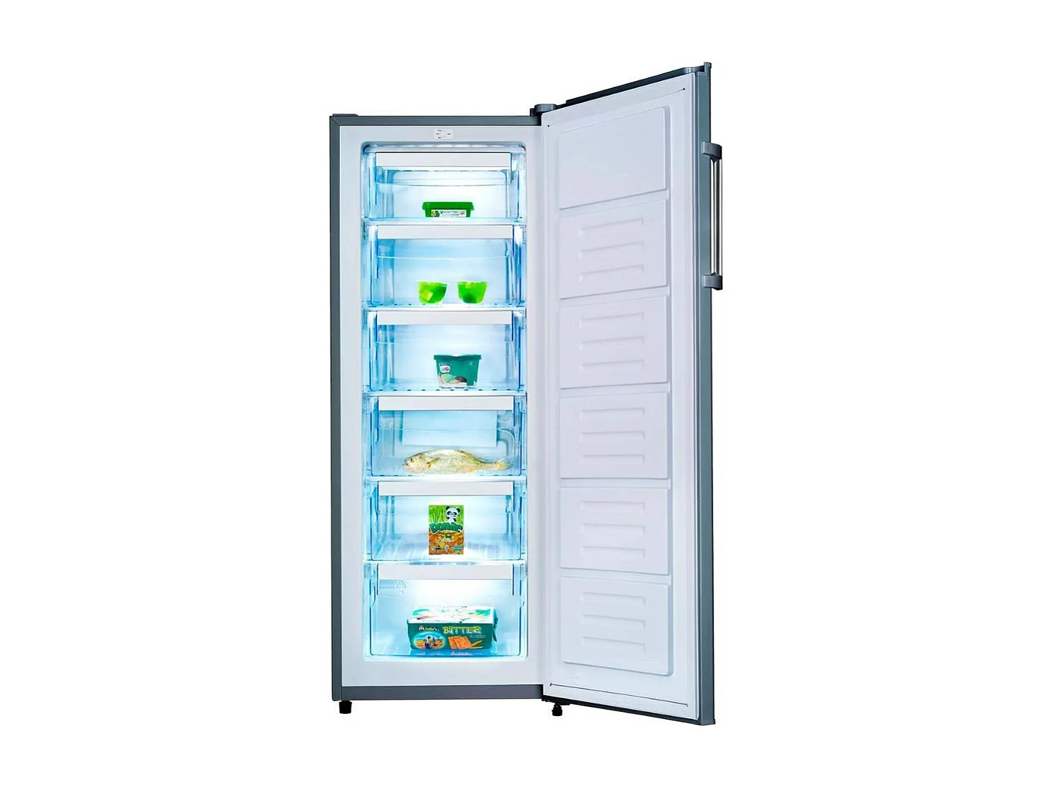 Congelador vertical Infiniton CV-172L14XEV Defrost 172L E inox 143,5 cm