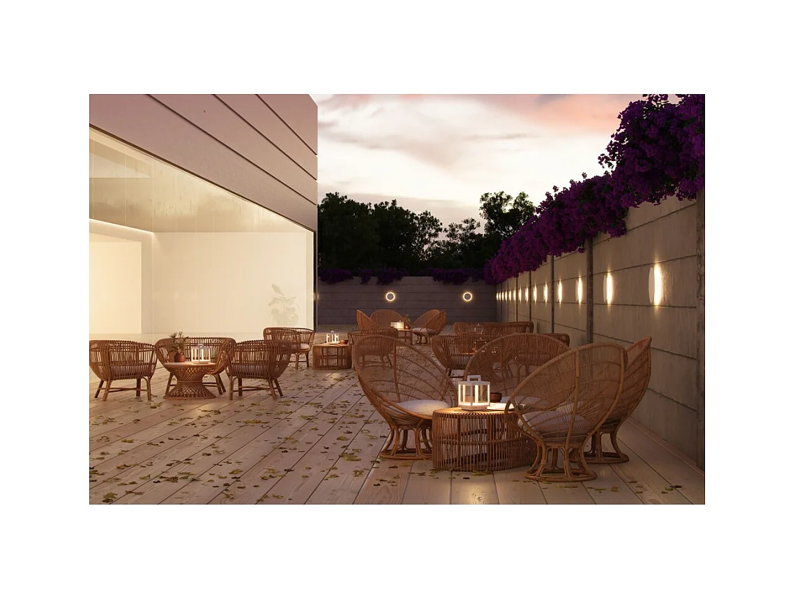 Mac Mini Wall White - 6W LED-Wandleuchte mit CCT-Schalter, 2700K/3200K/4000K, Aluminium, 360-Grad-Wandleuchte - Beneito & Faure