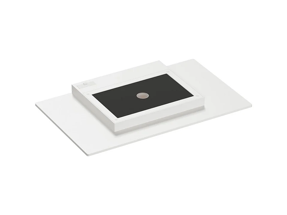Pla XL Weiß - 35W LED-Wandleuchte mit CCT-Schalter, 2700K/3200K/4000K, Aluminium, Uplight-Wandleuchte - Beneito & Faure