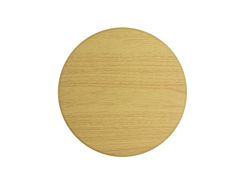 Mac Mini Wall Wood - 6W lampa ścienna LED z przełącznikiem CCT 2700K/3200K/4000K w kolorze aluminium, lampa ścienna 360 stopni - Beneito & Faure