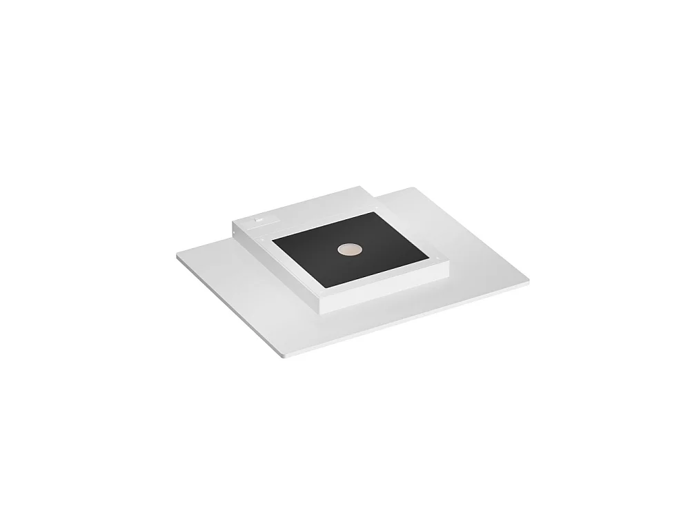 Pla Bianca - Applique murale LED 35 W avec interrupteur CCT, 2700 K/3200 K/4000 K, aluminium, éclairage vers le haut - Beneito & Faure