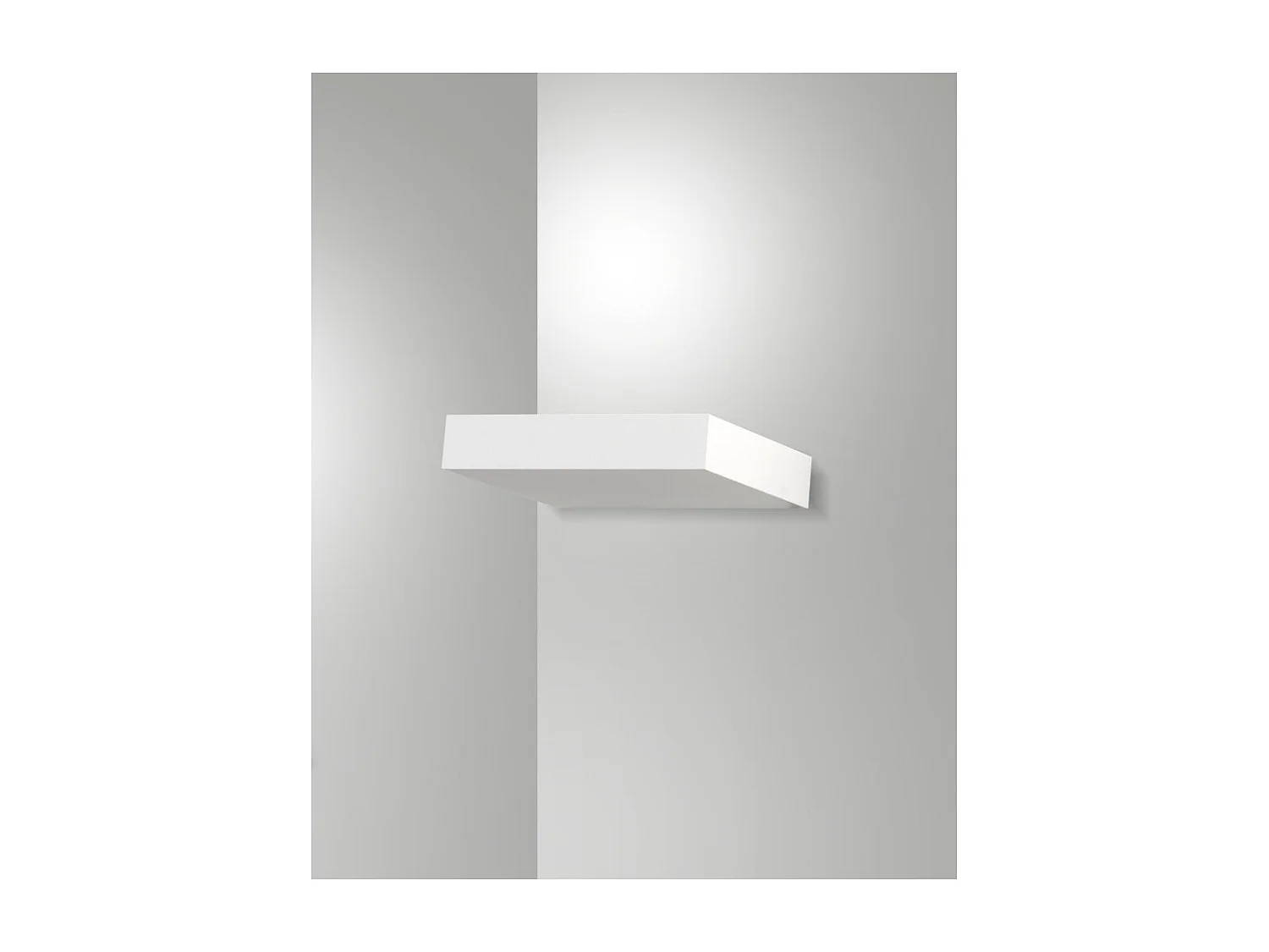 Guia - Applique da parete a LED in alluminio Fabas Luce - Led integrato IP20 Bianca - 17 cm