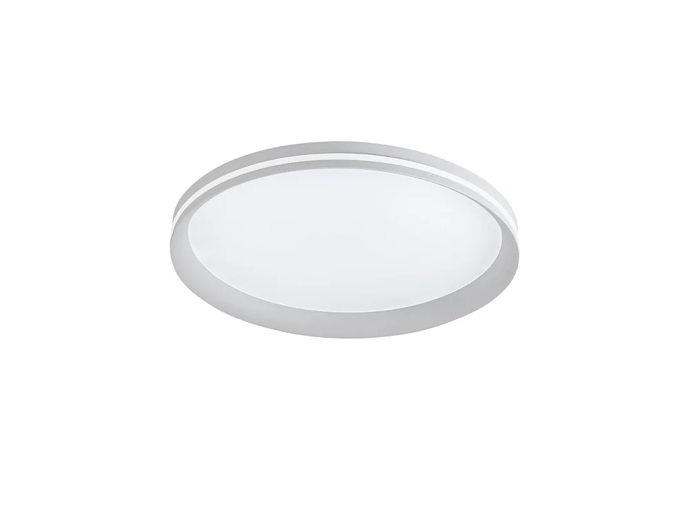 Isy - Plafonnier LED Fabas Luce Aluminium - LED intégrée 52 W IP20 Blanc