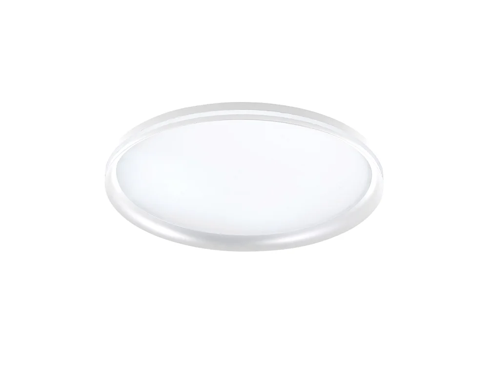 Isy - Plafonnier LED Fabas Luce Aluminium - LED intégrée 52 W IP20 Blanc