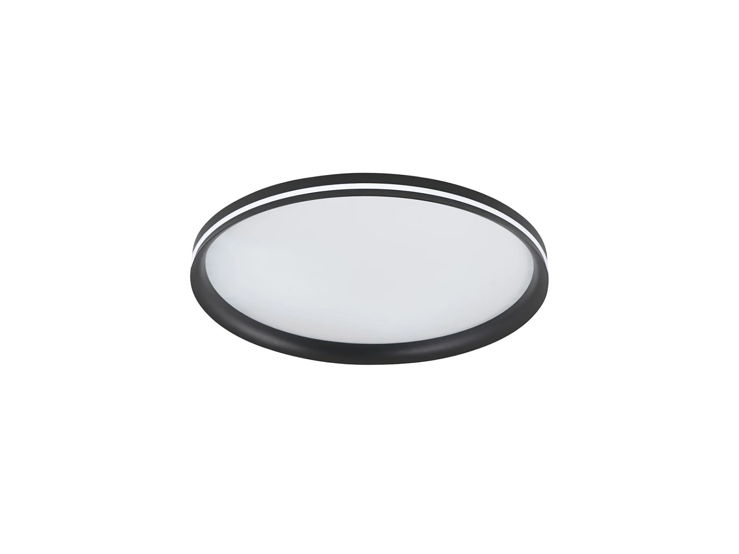 Isy - Fabas Luce Aluminium LED Deckenleuchte - Integrierte LED 64W IP20 Schwarz