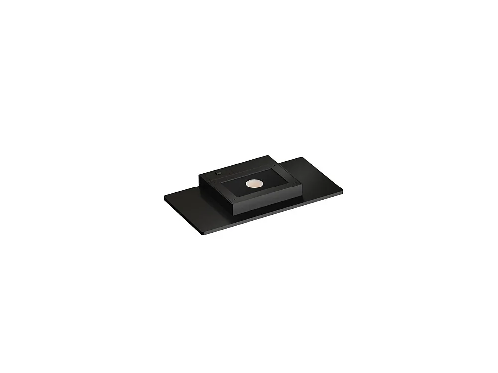 Mini Pla Nera - 20W LED Wall Light CCT Switch 2700K/3200K/4000K Aluminium, lampa ścienna z oświetleniem w górę - Beneito & Faure