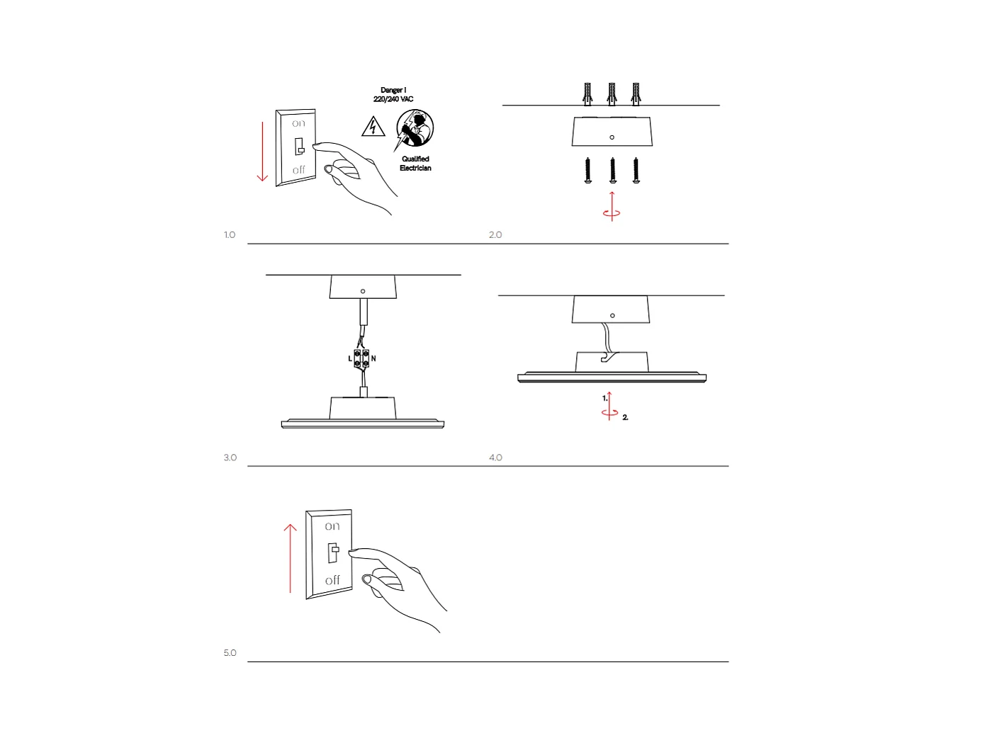 Mac Wall Legno - 15W LED Wall Light CCT Switch 2700K/3200K/4000K in Aluminum, 360 Degree Wall Light - Beneito & Faure
