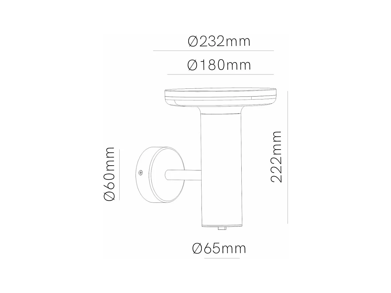 Mac Wall Base Corten - 12W LED Wandleuchte CCT Switch 2700K/3200K/4000K, Aluminium Wandleuchte - Beneito & Faure