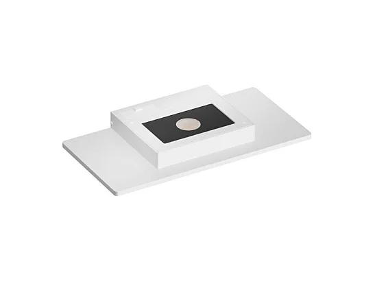 Mini Pla Bianca - 20W LED Wandleuchte CCT Schalter 2700K/3200K/4000K Aluminium, Uplight Wandleuchte - Beneito & Faure