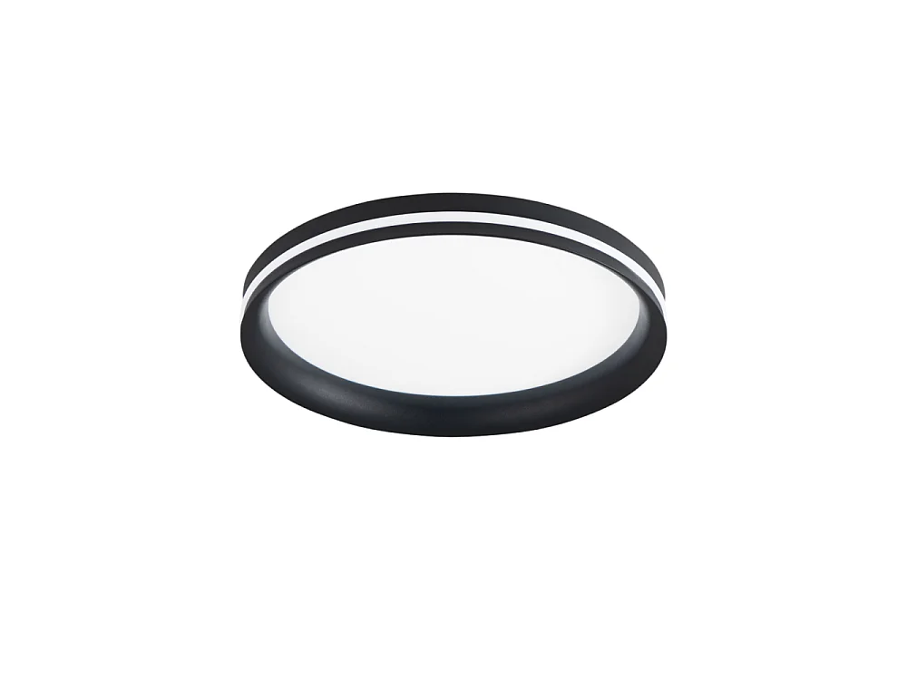 Isy - Fabas Luce Aluminium LED Loftlampe - Integreret LED 52W IP20 Sort