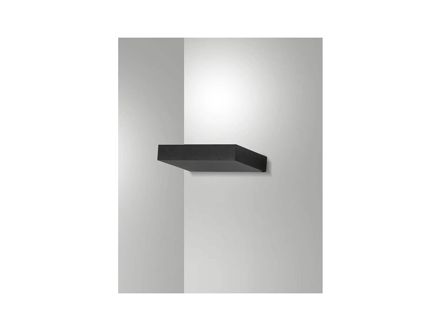 Guia - Kinkiet aluminiowy LED Fabas Luce - Zintegrowany LED IP20 Czarny - 24 cm