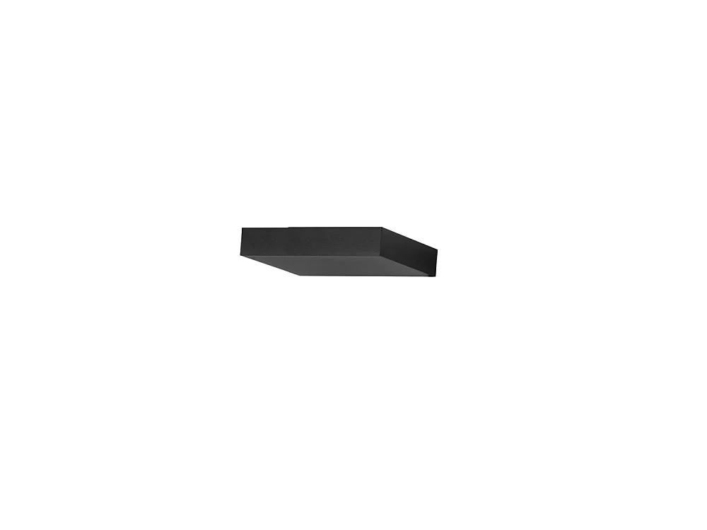 Guia - Fabas Luce LED-Wandleuchte aus Aluminium - Integrierte LED IP20 Schwarz - 24 cm