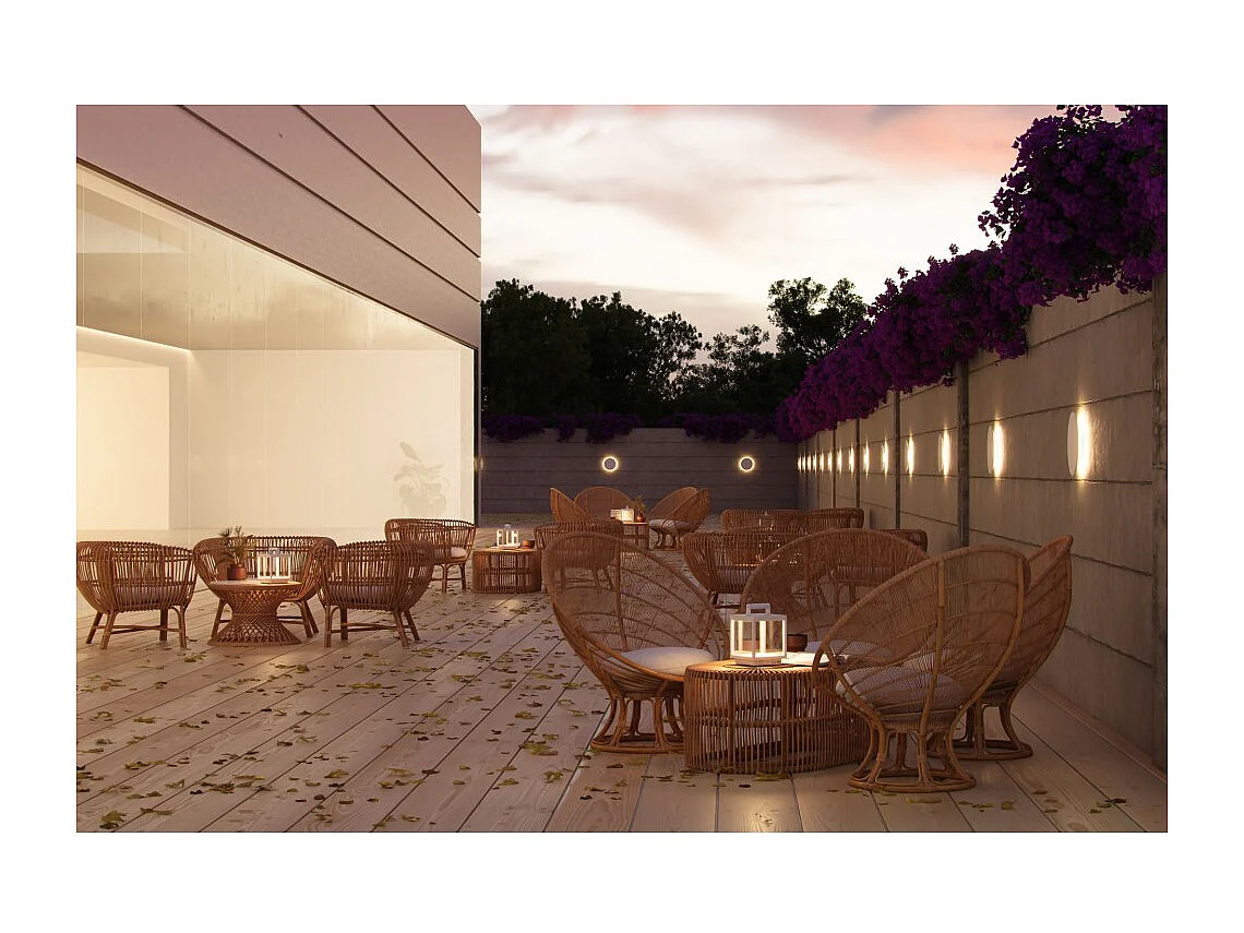 Mac Wall XL Weiß - 20 W LED-Wandleuchte mit CCT-Schalter, 2700 K/3200 K/4000 K, Aluminium, 360-Grad-Wandleuchte - Beneito & Faure