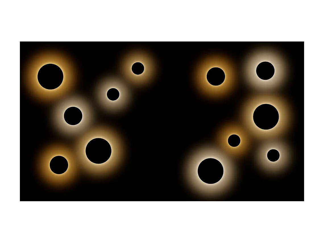 Mac Wall Corten - 15W LED Kinkiet CCT Switch 2700K/3200K/4000K Aluminium, Kinkiet 360 stopni - Beneito & Faure