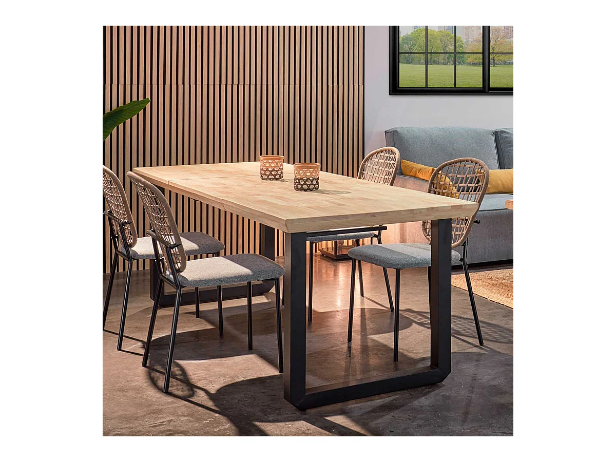 Pack de 2 paneles acústicos Pet Acustic Sound roble Nordish/negro 120x60 cm Adec