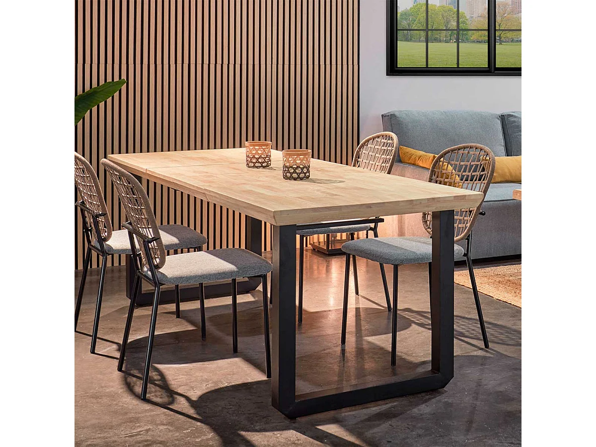 Pack de 2 paneles acústicos Pet Acustic Sound roble Nordish/negro 120x60 cm Adec