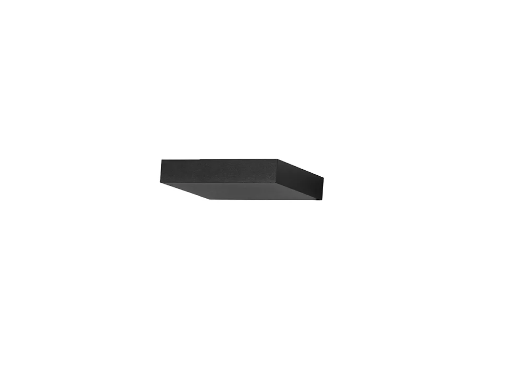 Guia - Applique da parete a LED in alluminio Fabas Luce - Led integrato IP20 Nera - 32 cm