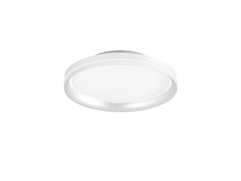 Isy - Fabas Luce Aluminium LED Plafondlamp - Geïntegreerde LED 64W IP20 Wit