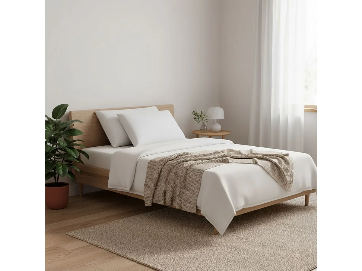 Pack de 2 almohadas Tesplus viscoelástica blanco 70 cm