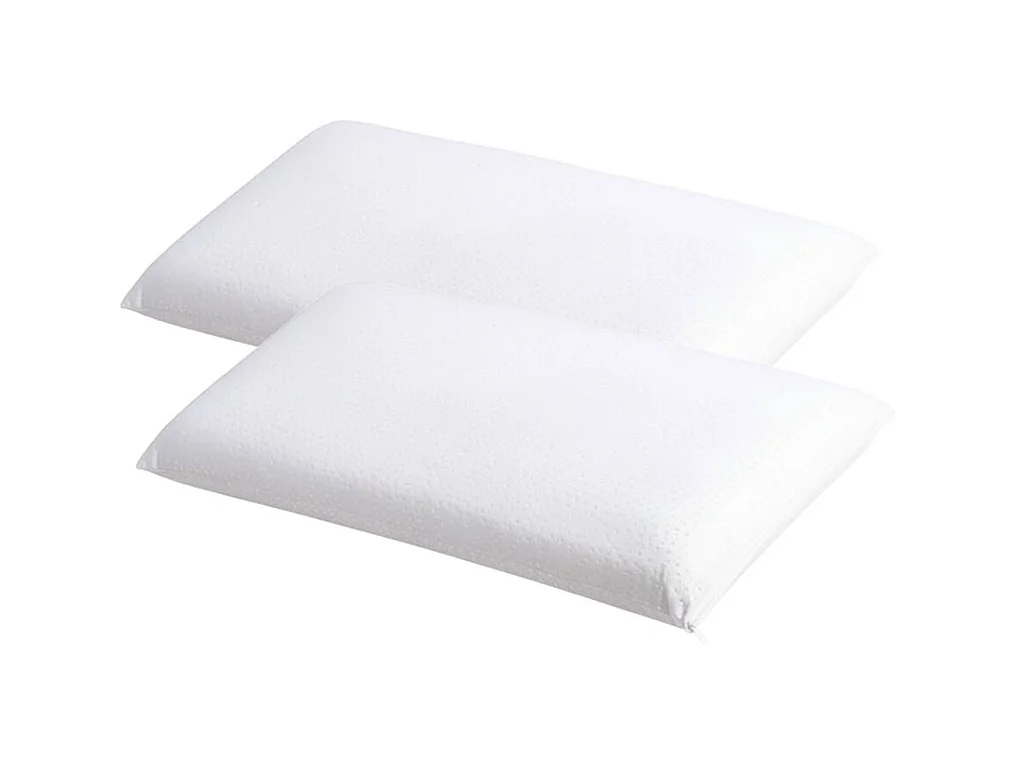 Pack 2 almohadas Tesplus viscoelástica 70 cm