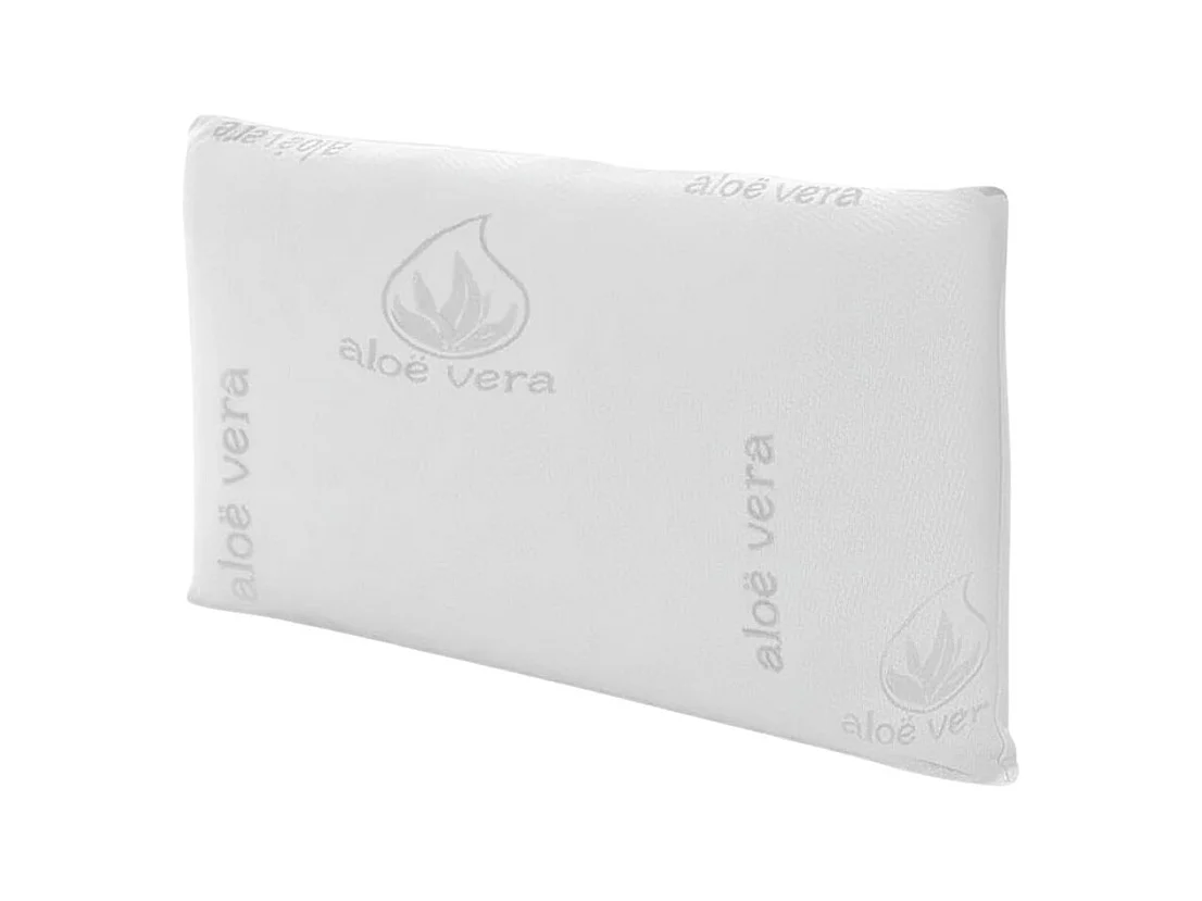 Almohada Noah visco copos y aloe vera antialérgica blanco 105 cm
