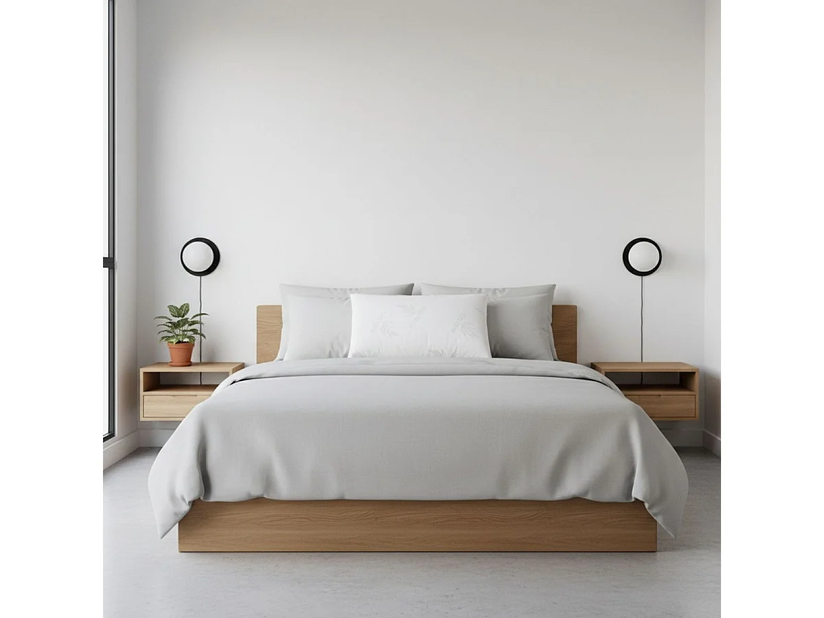 Almohada Noah Plus viscoelástica blanco 105 cm