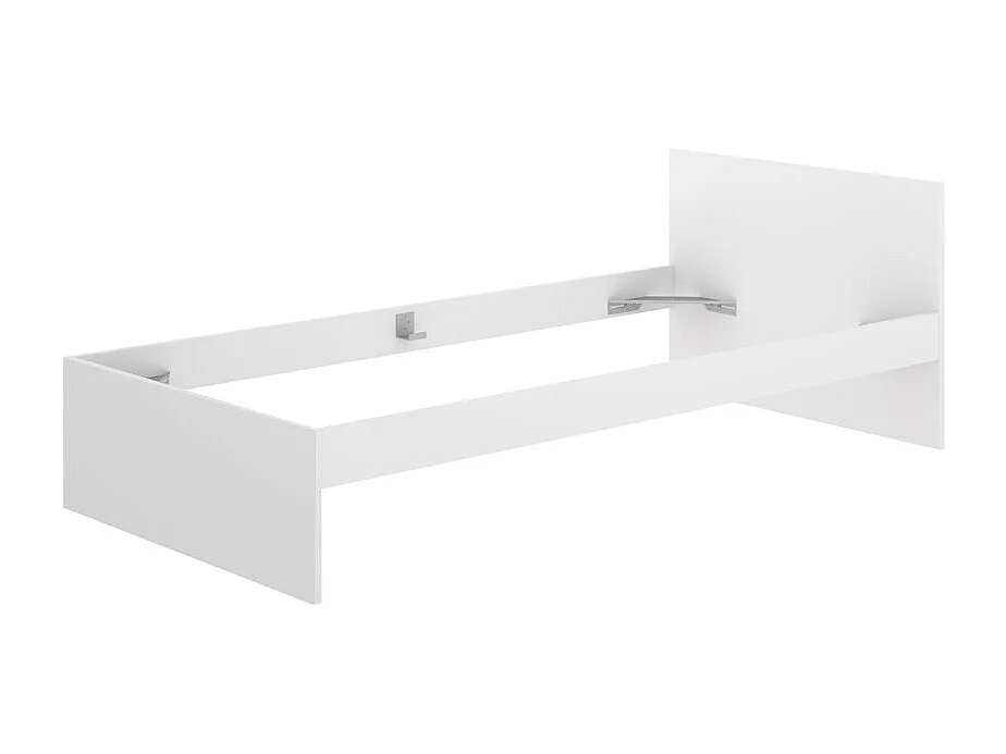 Cama Top con cabecero blanco 68x96x194,8 cm