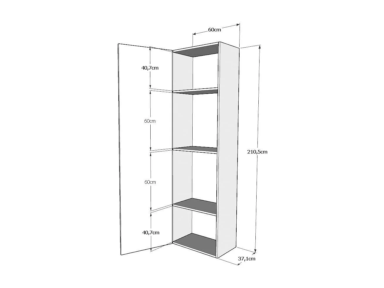 Kentaro 120 cm opklapbaar queensize bed met notenhouten bank en kolom, lichtblauw