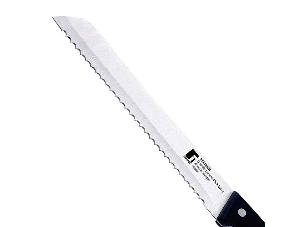 Cuchillo panero Bergner Resa acero inoxidable 20 cm