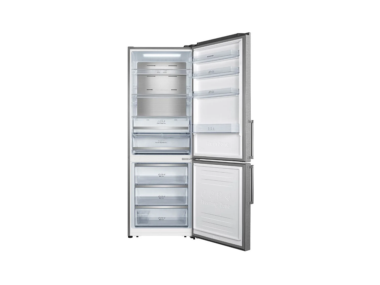 Frigorífico combi Infiniton FGC-469WC20XEM Total No Frost 495L E inox 200 cm