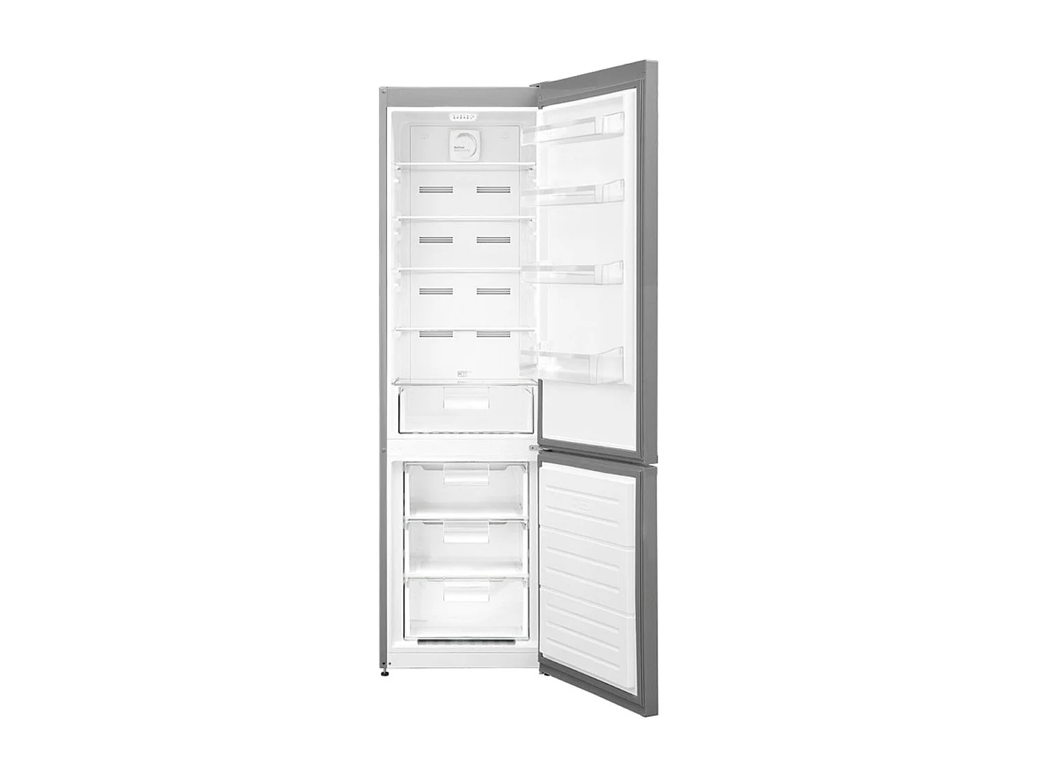 Frigorífico combi New Pol NWC200ELIDX No Frost Multicooling 327L E inox 201 cm