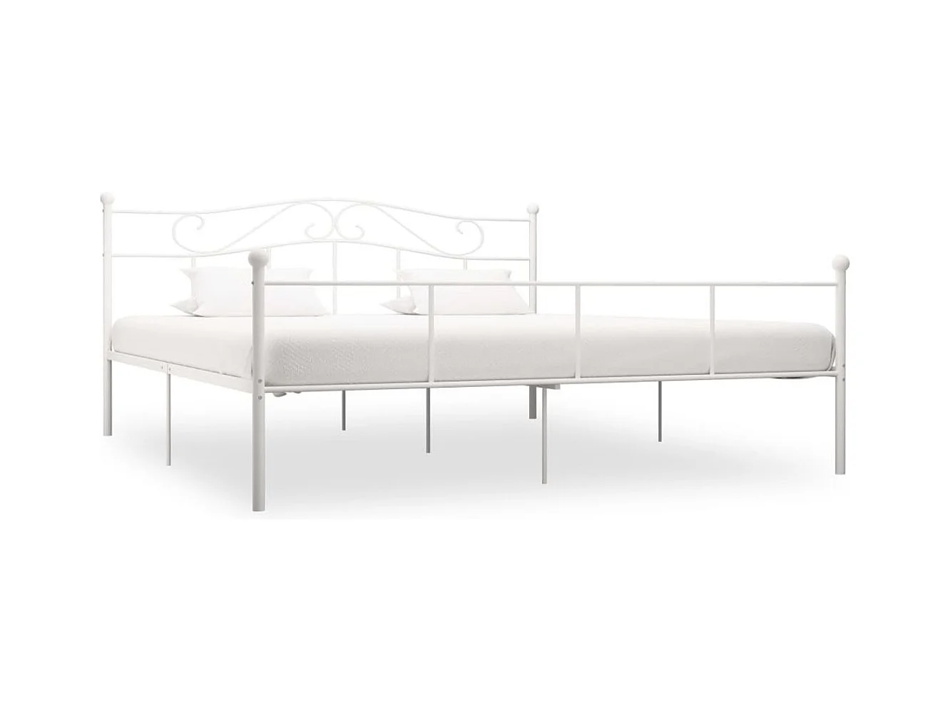 Bedframe metaal wit 180x200 cm