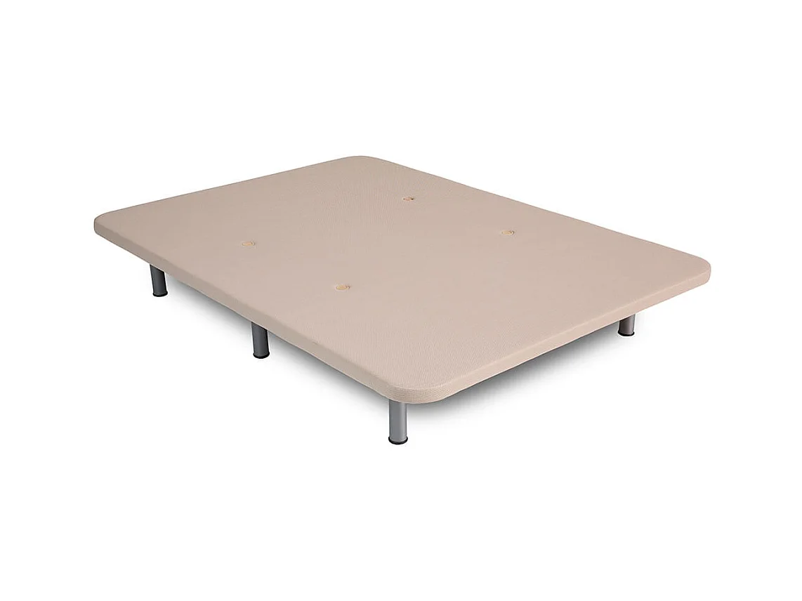 Base tapizada Somg tejido 3D beige 150x190 cm