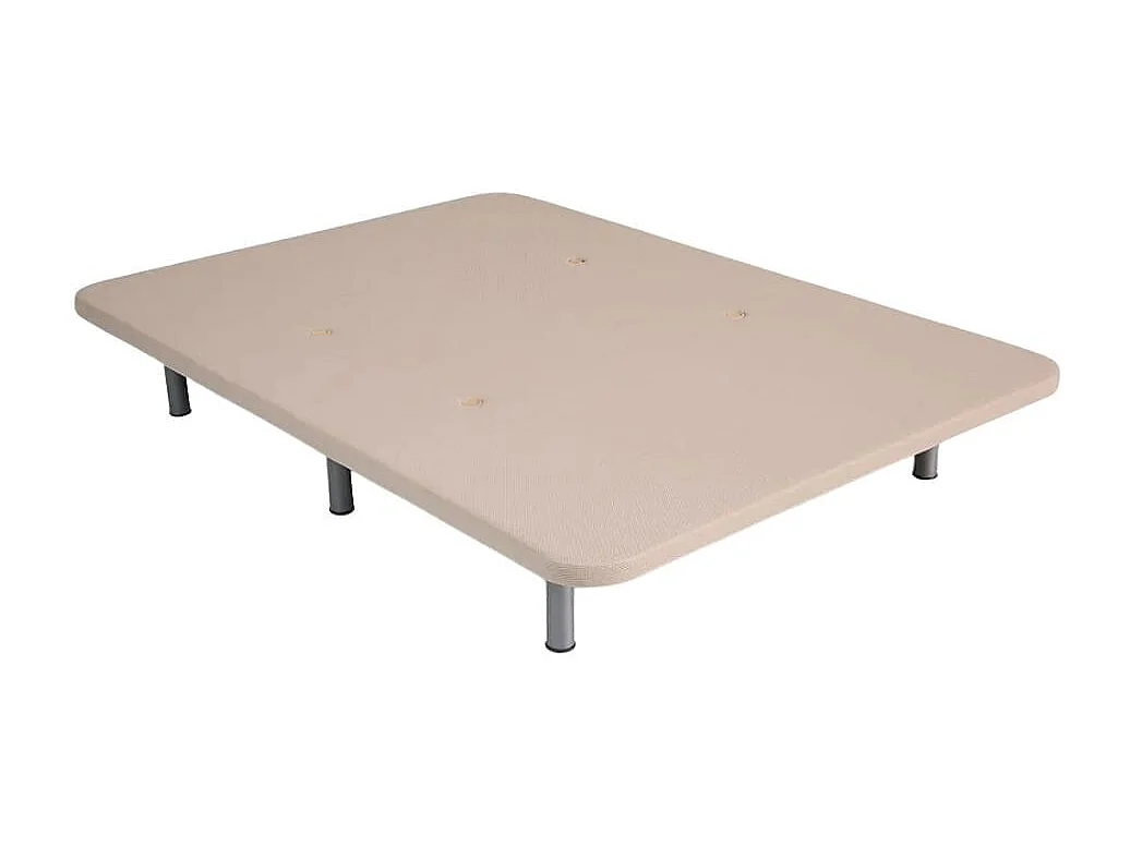 Base tapizada Somg tejido 3D beige 150x190 cm