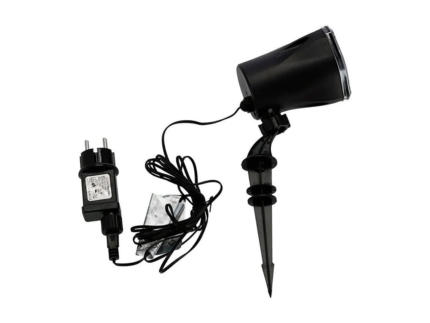 Proyector rotante LED con figuras navideñas 10,5 cm