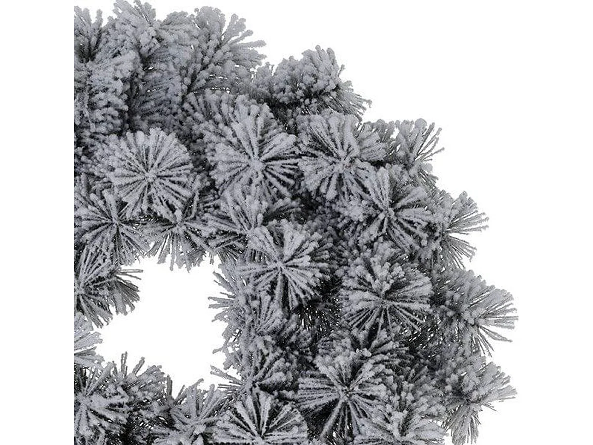 Corona de Adviento nevada 40 cm