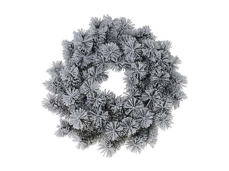 Corona de Adviento nevada 40 cm