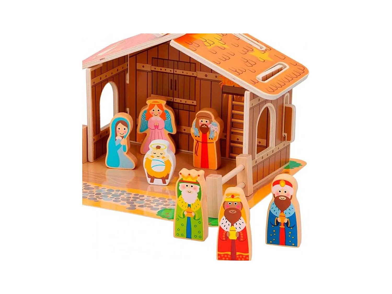Belén de madera 20 piezas +36 meses