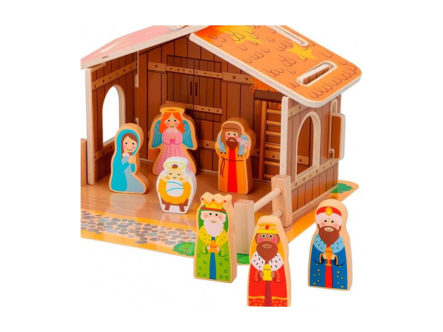 Belén de madera 20 piezas +36 meses